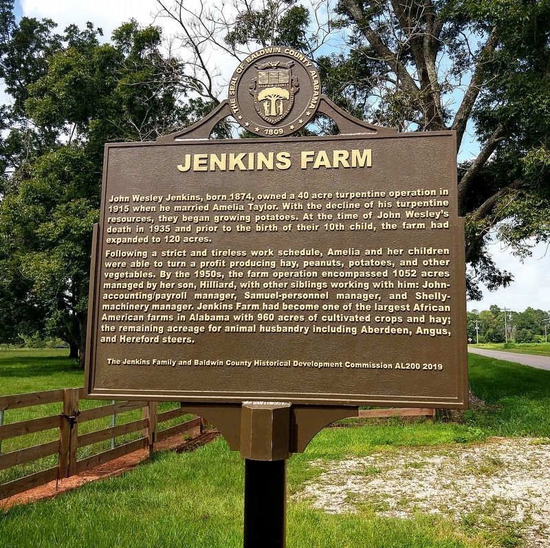 Jenkins Farm Marker image. Click for full size.