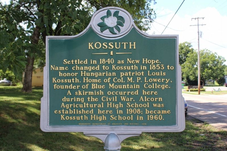 Kossuth Marker image. Click for full size.