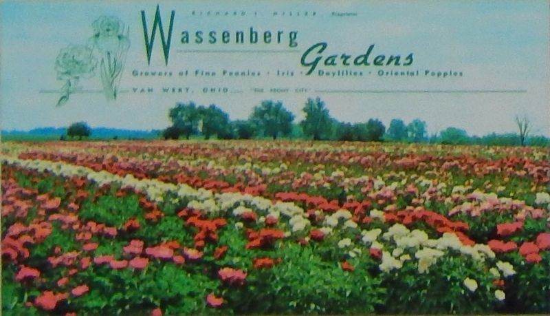 Marker detail: The Wassenberg Peony Gardens image. Click for full size.