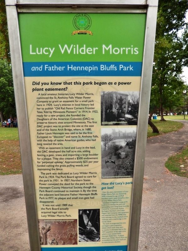 Lucy Wilder Morris Marker image. Click for full size.