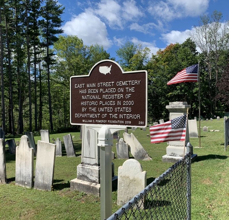 East Main Street Cemetery Marker image. Click for full size.