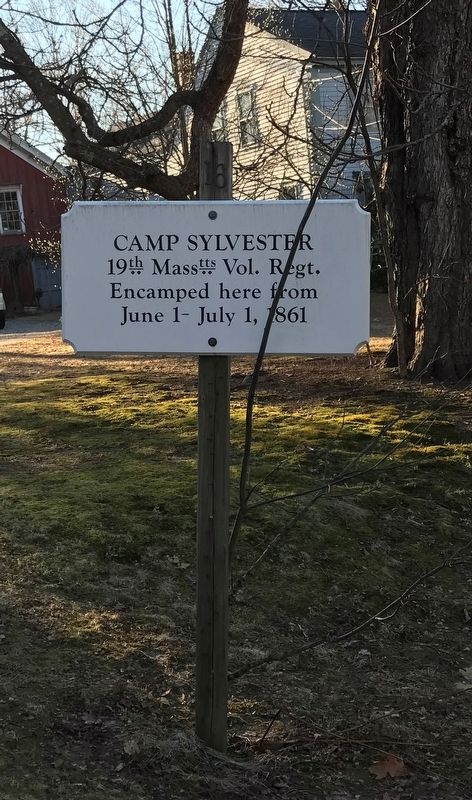 Camp Sylvester Marker image. Click for full size.