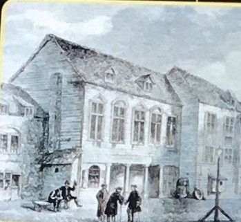 (Top Left): Engraving of Marshalsea Prison 1700s. Click for full size. (Top Left): Engraving of Marshalsea Prison 1700s image. Click for full size.