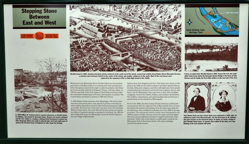 Stepping Stone Between East and West Marker image. Click for full size.