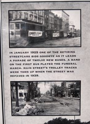 Ann Arbor Streetcars Marker — top inset images image. Click for full size.