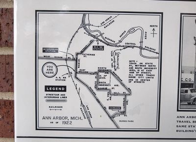 Ann Arbor Streetcars Marker — lower left image. Click for full size. Ann Arbor Streetcars Marker — lower left image image. Click for full size.
