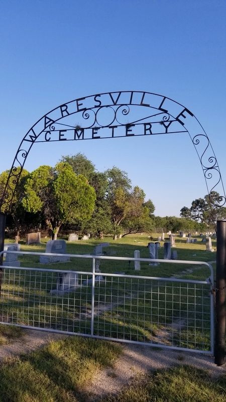 Waresville Cemetery Entrance image. Click for full size.