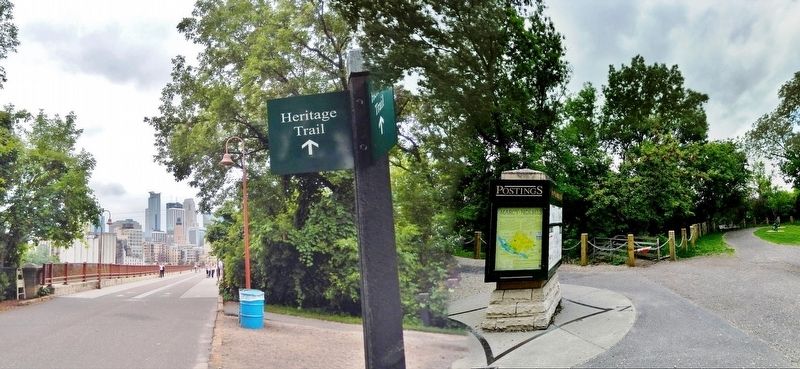Marcy~Holmes Marker Kiosk. Click for full size. Marcy~Holmes Marker Kiosk image. Click for full size.