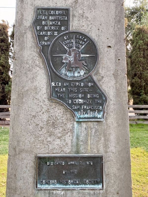 De Anza Expedition 1775-1776 Marker image. Click for full size.