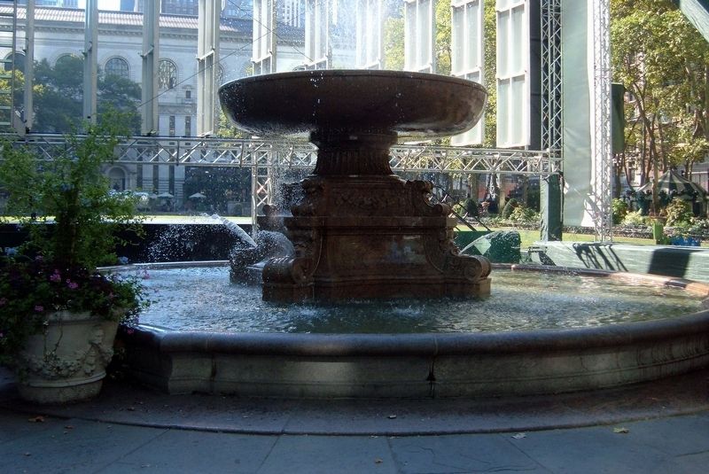 Josephine Shaw Lowell Memorial Fountain. Click for full size. Josephine Shaw Lowell Memorial Fountain image. Click for full size.