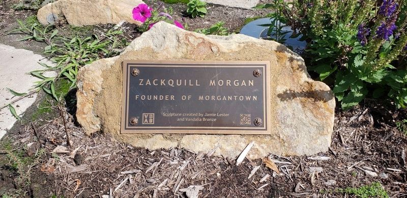 Zackwill Morgan Founder of Morgantown Marker image. Click for full size.