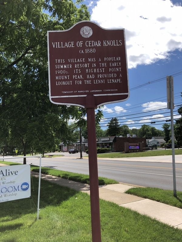 Village Of Cedar Knolls Marker image. Click for full size.