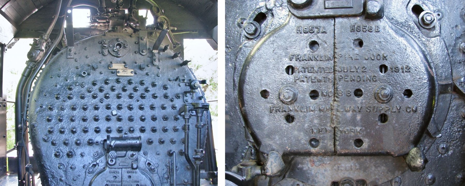 Baldwin Locomotive #34756 Boiler detail image. Click for full size.