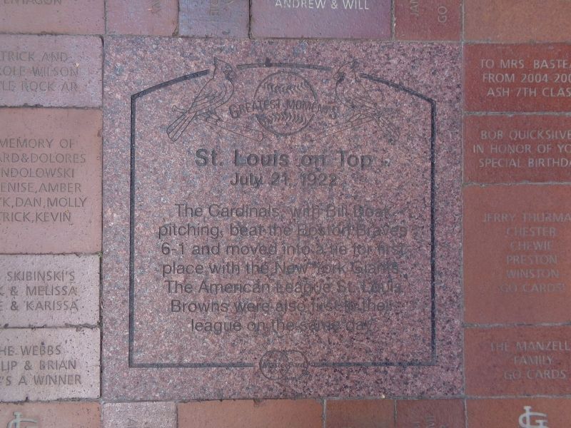 St. Louis on Top Marker image. Click for full size.