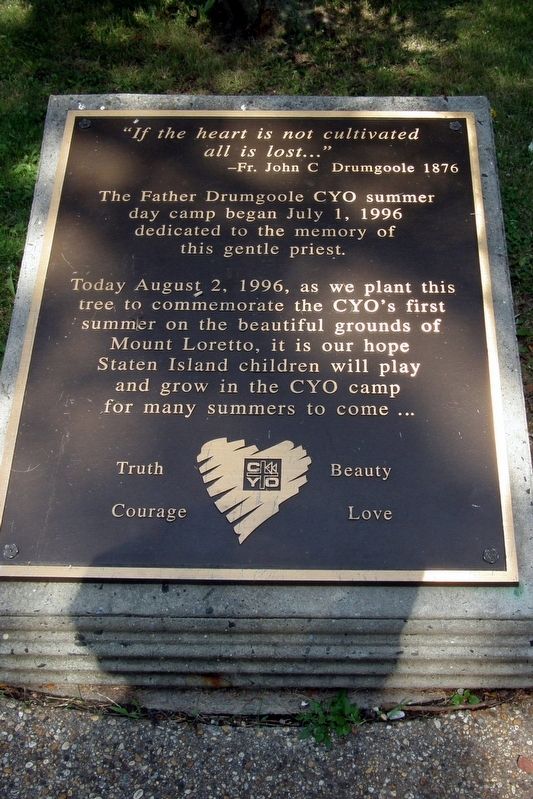 CYO Memorial Tree Marker image. Click for full size.