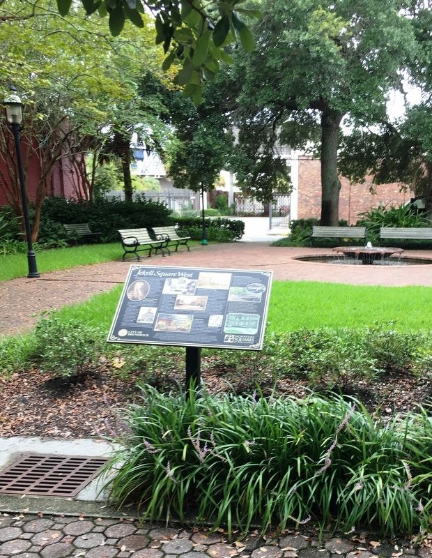 Jekyll Square West Marker. Click for full size. Jekyll Square West Marker image. Click for full size.