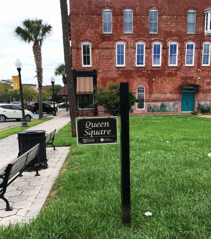 Queen Square sign. Click for full size. Queen Square sign image. Click for full size.