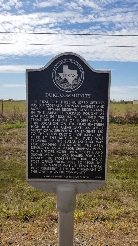 Duke Community Marker image. Click for full size.