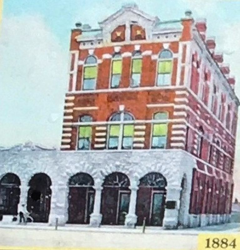 (Left Center): National Bank of Brunswick 1884. Click for full size. (Left Center): National Bank of Brunswick 1884 image. Click for full size.