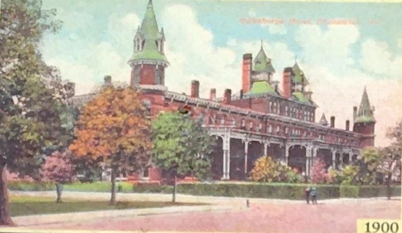 (Left Top Right): Oglethorpe Hotel 1900 image. Click for full size.