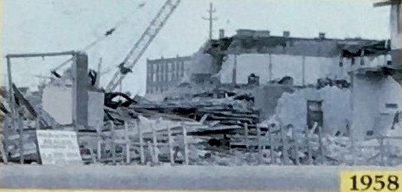 (Top Right Middle):  Historic Oglethorpe demolished 1958 image. Click for full size.
