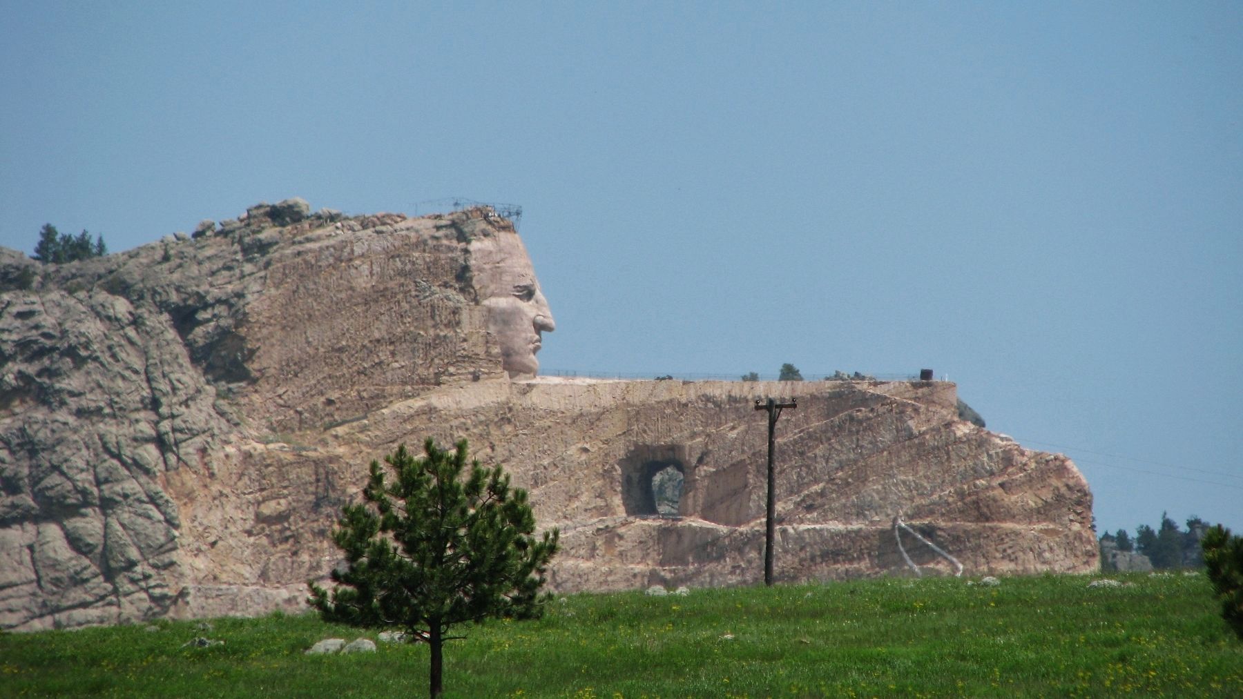 Crazy Horse Memorial image. Click for full size.