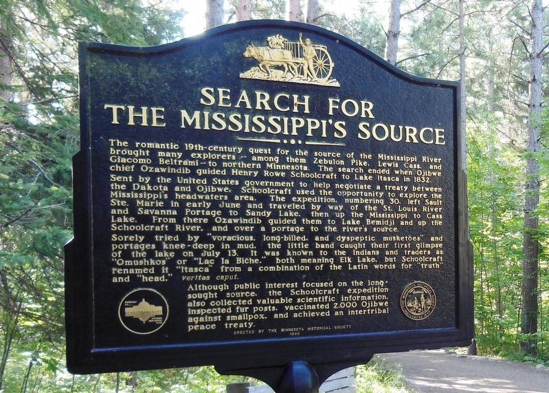 Search for the Mississippi's Source Marker image. Click for full size.