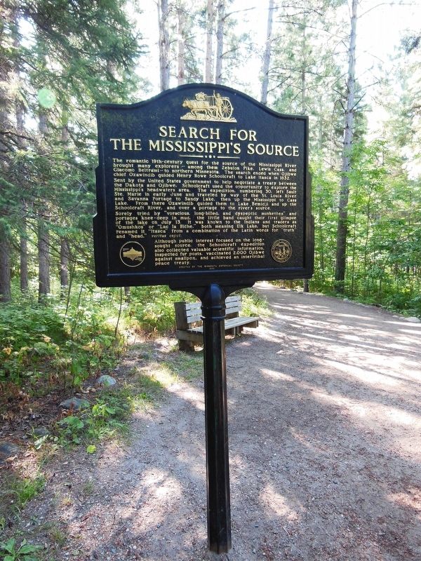Search for the Mississippi's Source Marker image. Click for full size.