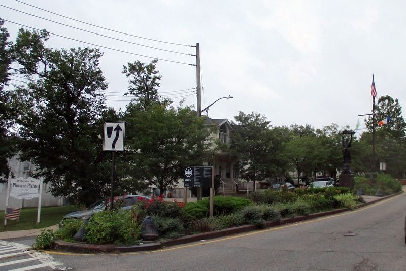 Pleasant Plains Plaza and Memorial. Click for full size. Pleasant Plains Plaza and Memorial image. Click for full size.