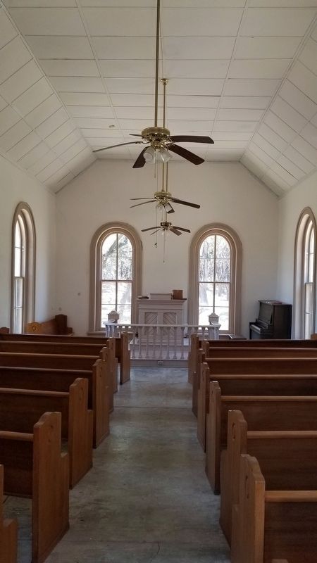 Inside view of Polly's Chapel image. Click for full size.