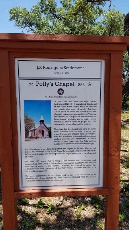 Additional information on Polly's Chapel image. Click for full size.
