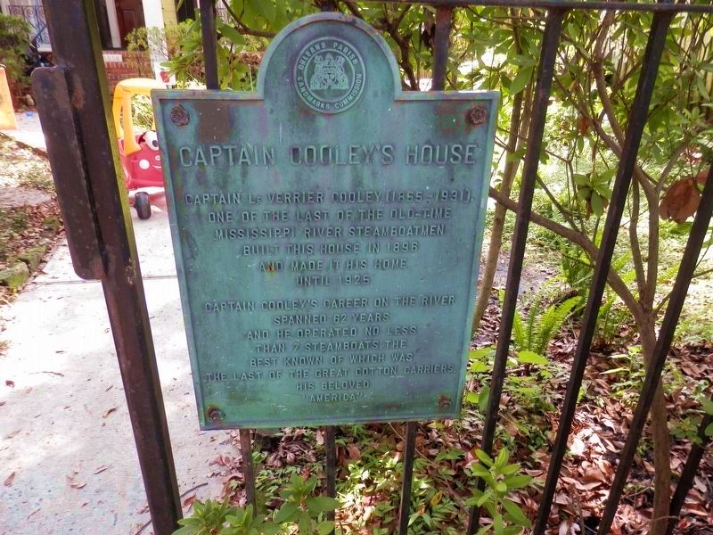 Captain Cooley's House Marker. Click for full size. Captain Cooley's House Marker image. Click for full size.