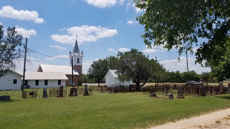 A view of the Church, Chapel and Cemetery. Click for full size. A view of the Church, Chapel and Cemetery image. Click for full size.