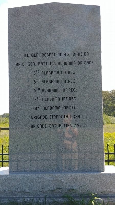 Alabama Monument Rear image. Click for full size.