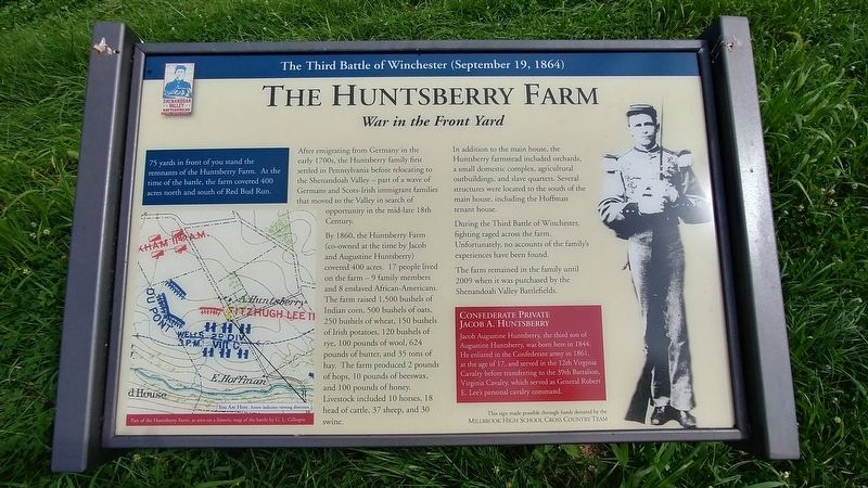 Life on the Huntsberry Farm Marker image. Click for full size.