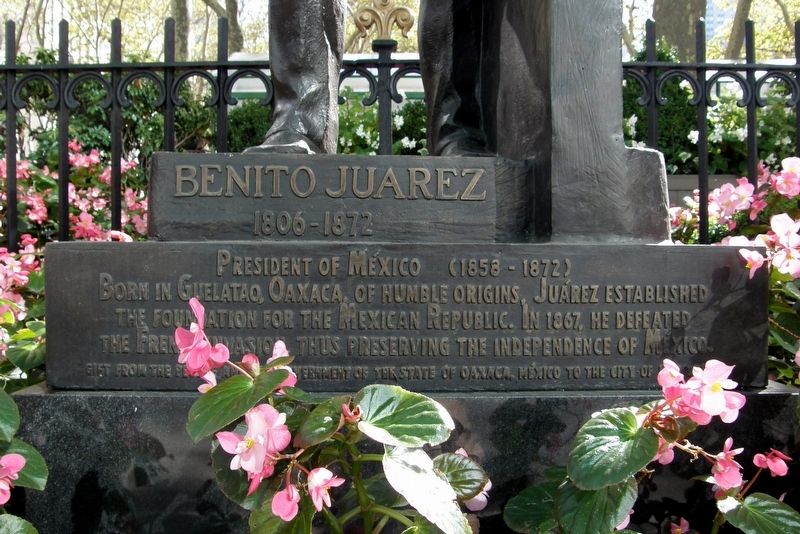 Benito Juarez Marker image. Click for full size.