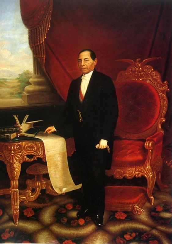 Retrato de Benito Juárez (1806-1872). Presidencia de la República. image. Click for full size.