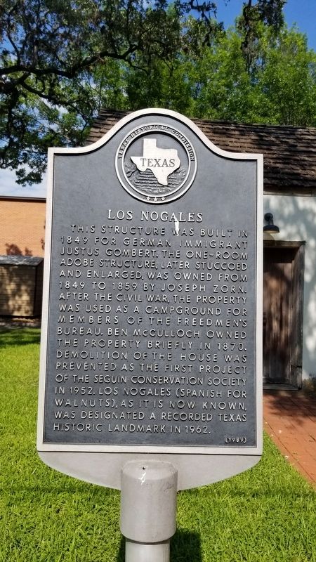 Los Nogales Marker. Click for full size. Los Nogales Marker image. Click for full size.