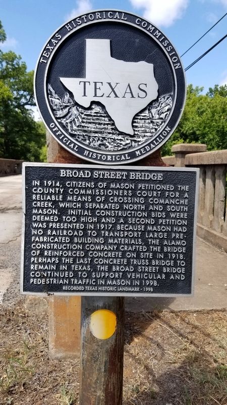 Broad Street Bridge Marker image. Click for full size.