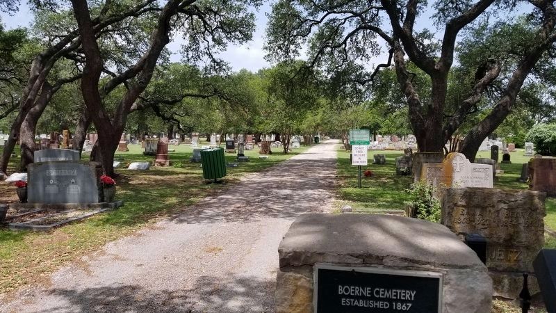 Boerne Cemetery Main Gate image. Click for full size.