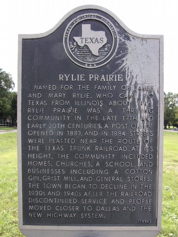 Rylie Prairie Marker image. Click for full size.
