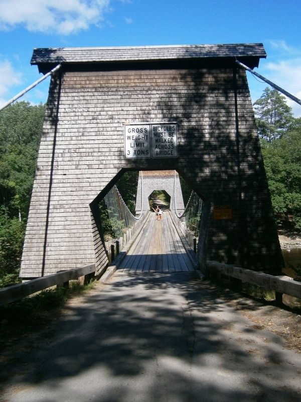 Looking across the bridge from the West end. Click for full size. Looking across the bridge from the West end image. Click for full size.