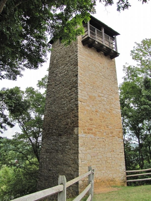 Jackson's Ferry Shot Tower image. Click for full size.