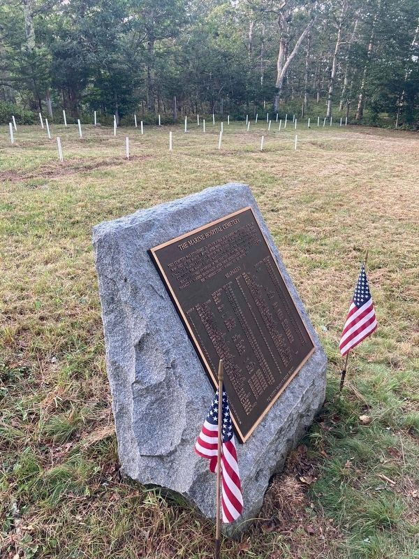 The Marine Hospital Cemetery and Marker. Click for full size. The Marine Hospital Cemetery and Marker image. Click for full size.