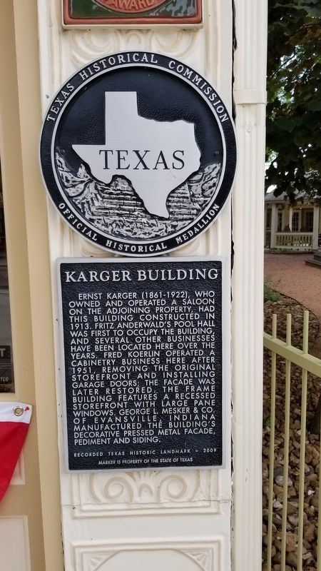 Karger Building Marker. Click for full size. Karger Building Marker image. Click for full size.