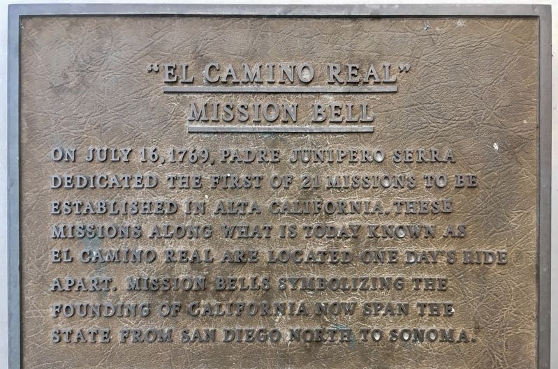 El Camino Real Mission Bell Marker. Click for full size. El Camino Real Mission Bell Marker image. Click for full size.