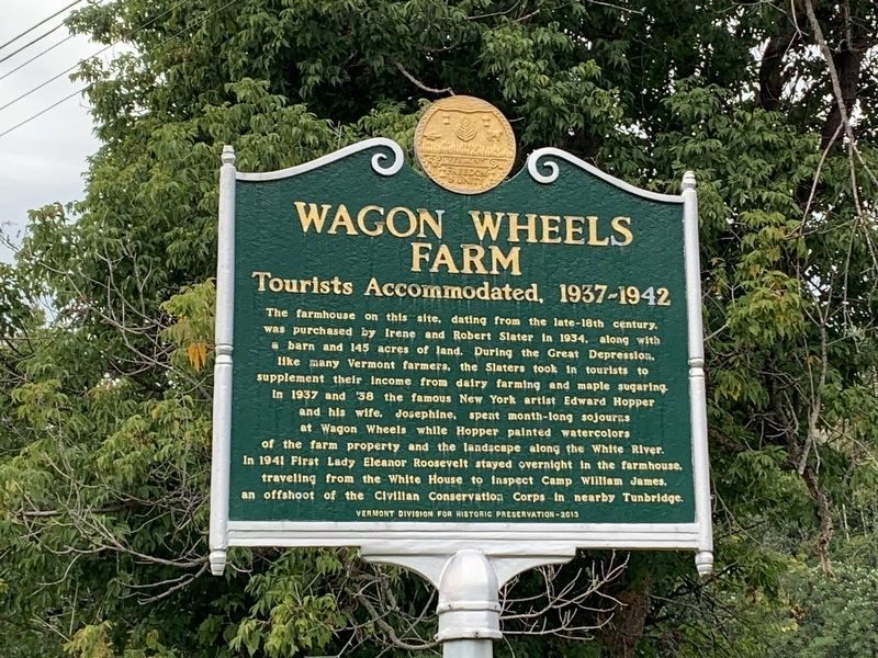 Wagon Wheels Farm Marker. Click for full size. Wagon Wheels Farm Marker image. Click for full size.