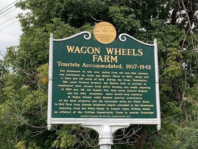 Wagon Wheels Farm Marker image. Click for full size.