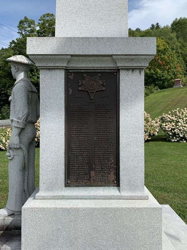 Tunbridge Civil War Memorial image. Click for full size.
