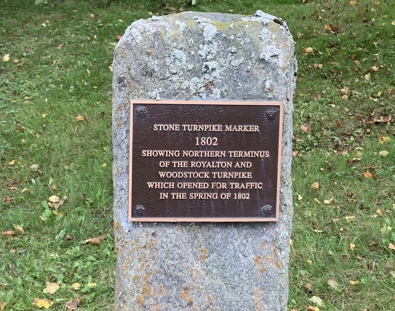 Stone Turnpike Marker. Click for full size. Stone Turnpike Marker image. Click for full size.